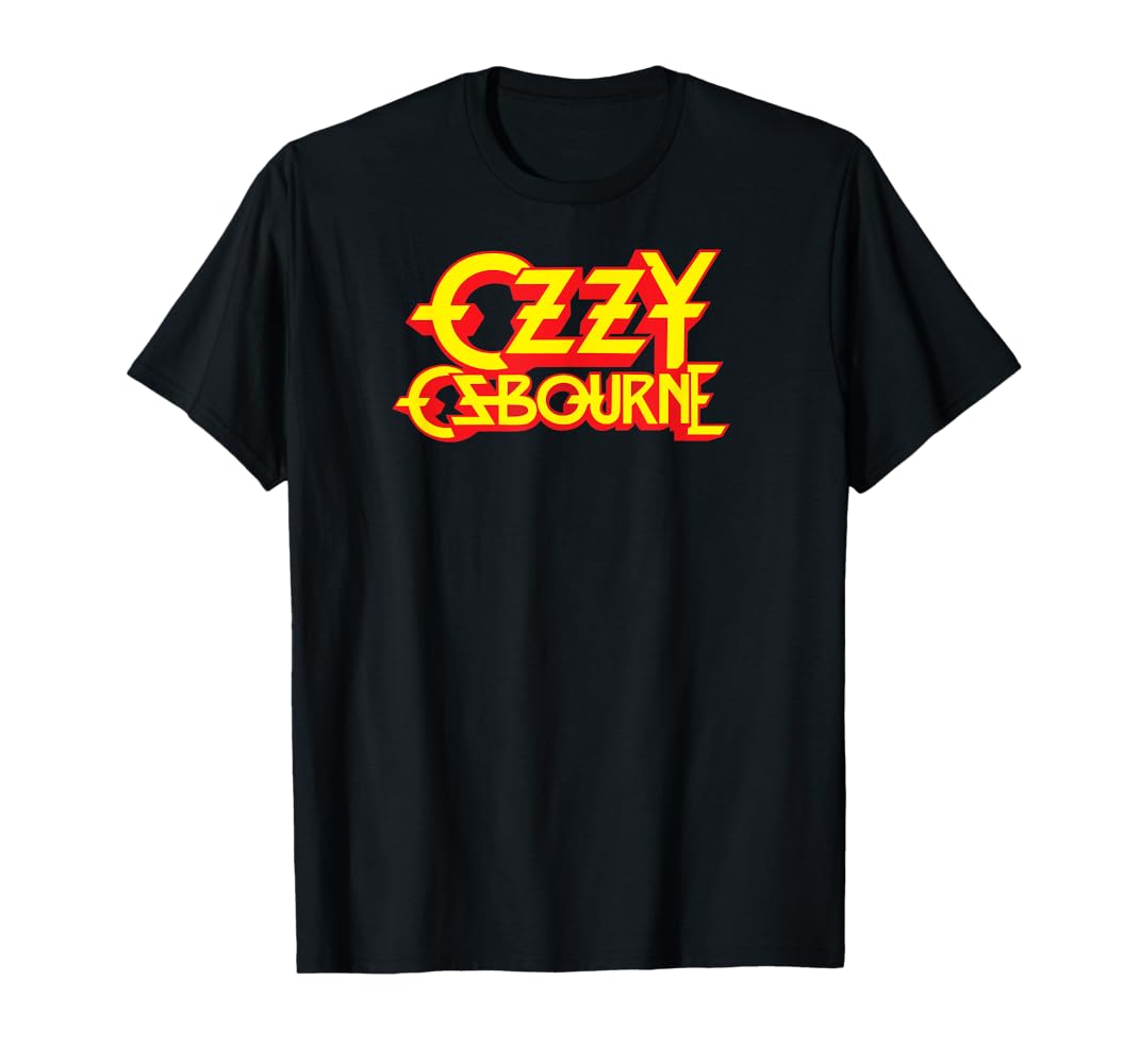 Amazon | Ozzy Osbourneクラシックロゴ。 Tシャツ | Tシャツ